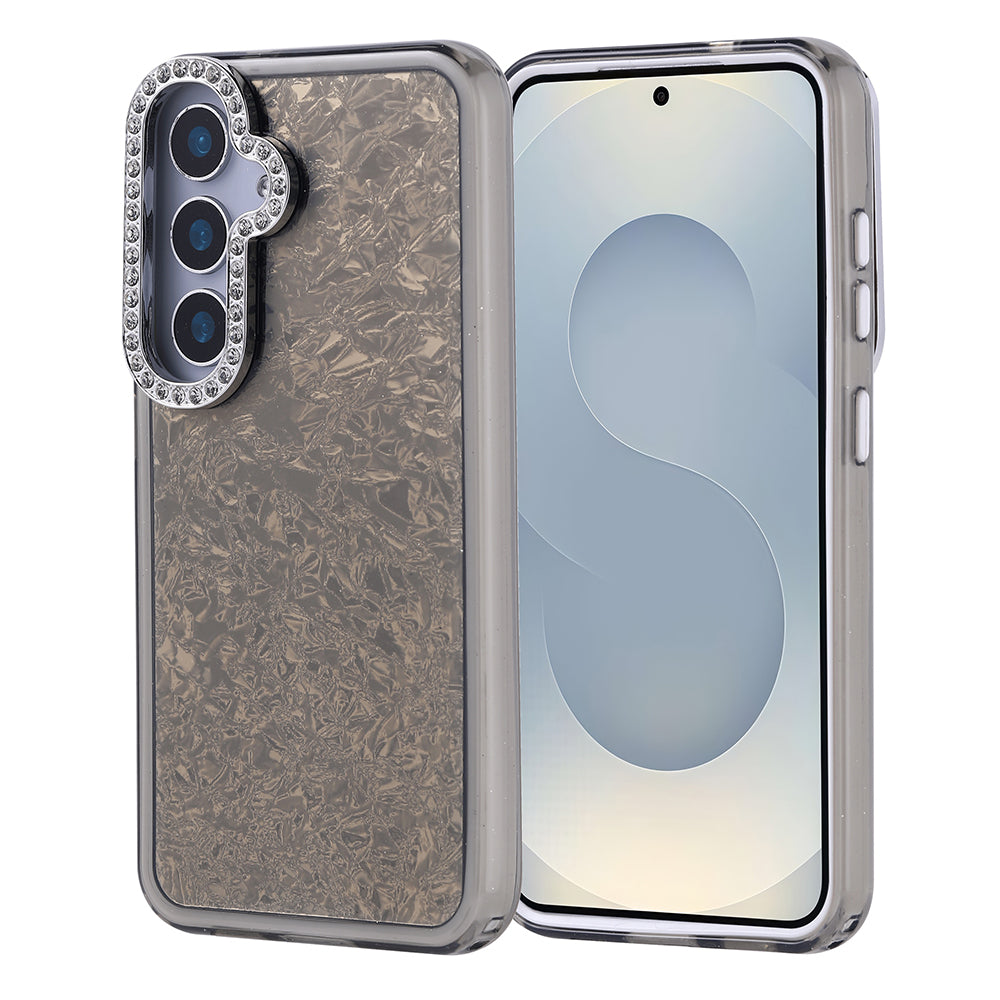 Galaxy S24 Kılıf Taşlı Tasarımlı Zore Kapi Kapak Gold