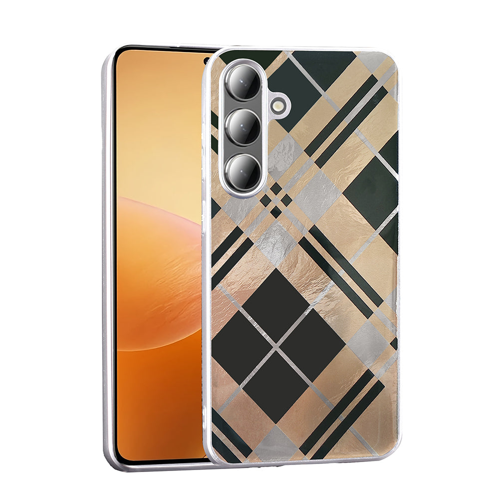 Galaxy S24 Plus Kılıf Desenli Zore Mep Kapak Geometrik