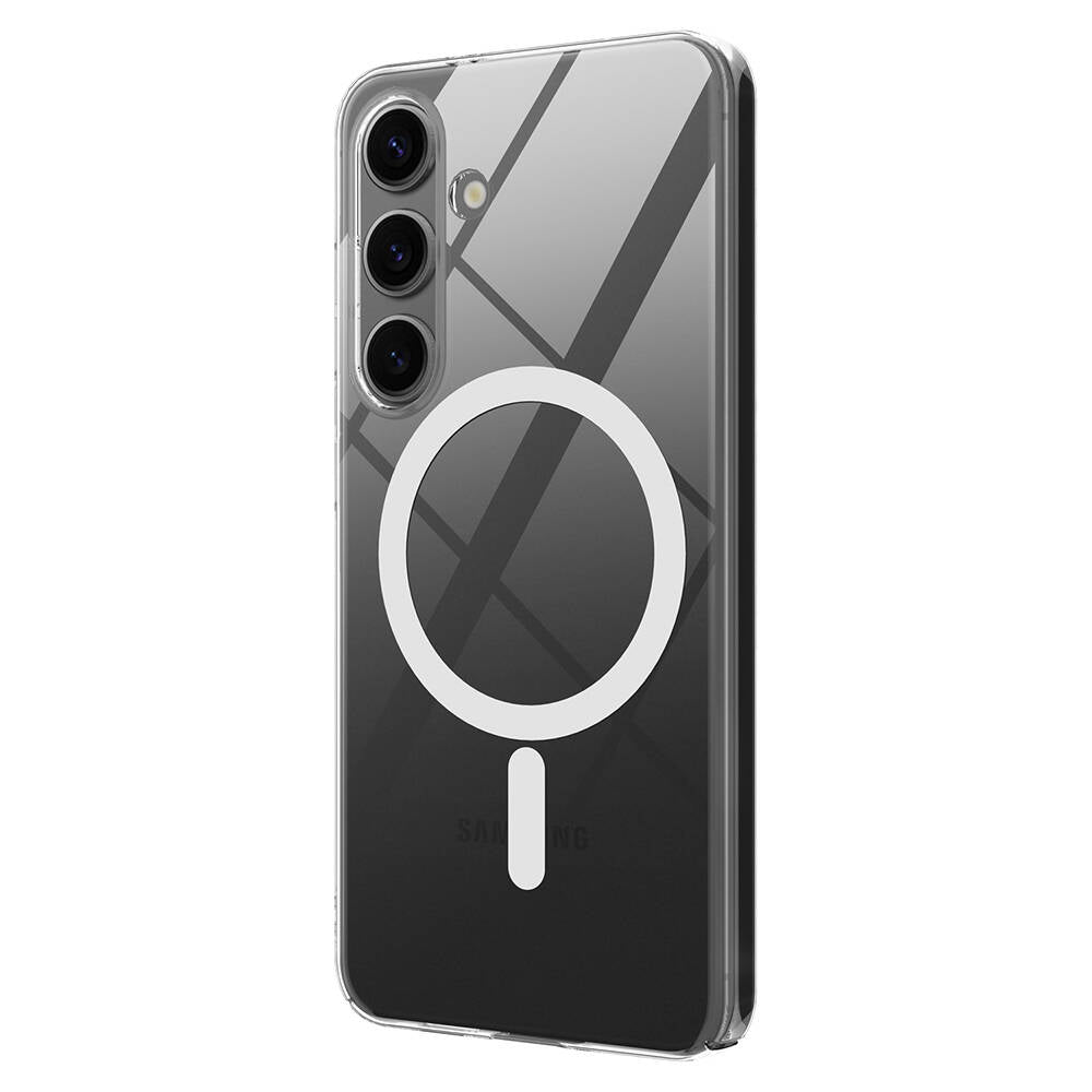 Galaxy S24 Plus Kılıf Kamera Korumalı Magsafe Sert PC Zore Porto Kapak Renksiz