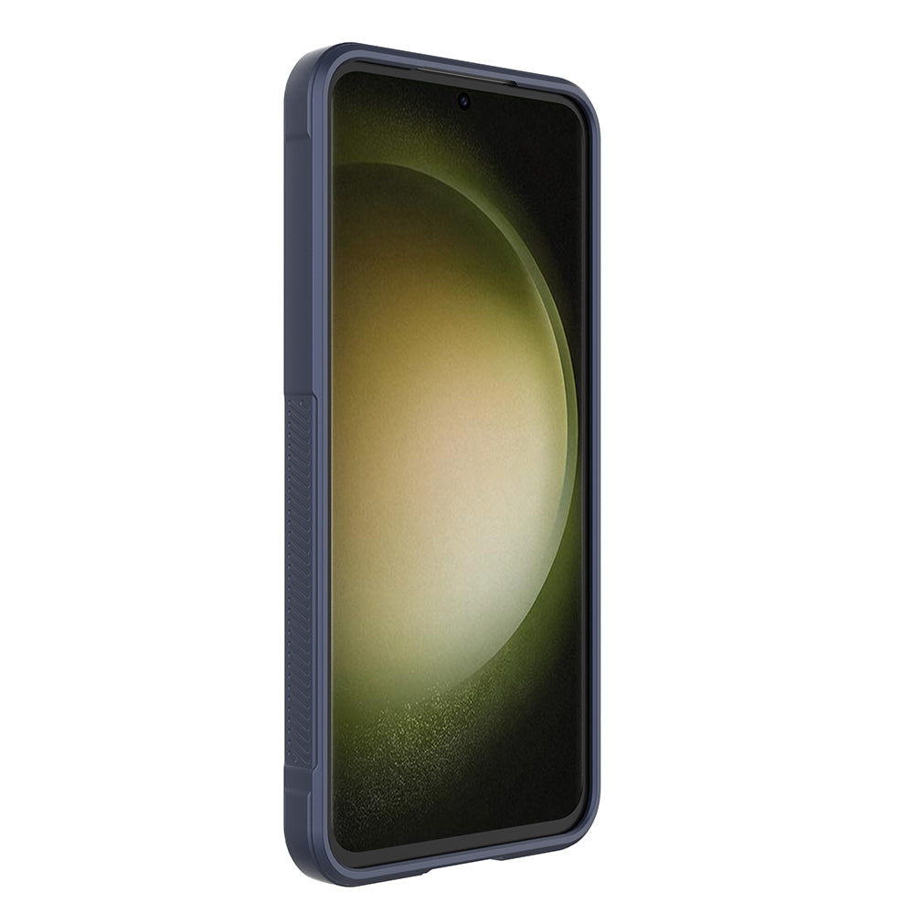 Galaxy S25 FE Kılıf Esnek TPU Oyuklu Arka Yüzey Tasarımlı Zore Etnik Silikon Kapak Koyu Yeşil