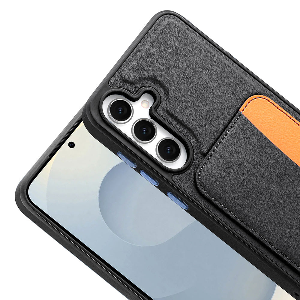 Galaxy S25 FE Kılıf Kartlıklı Zore X-Kart Silikon Kapak Lacivert