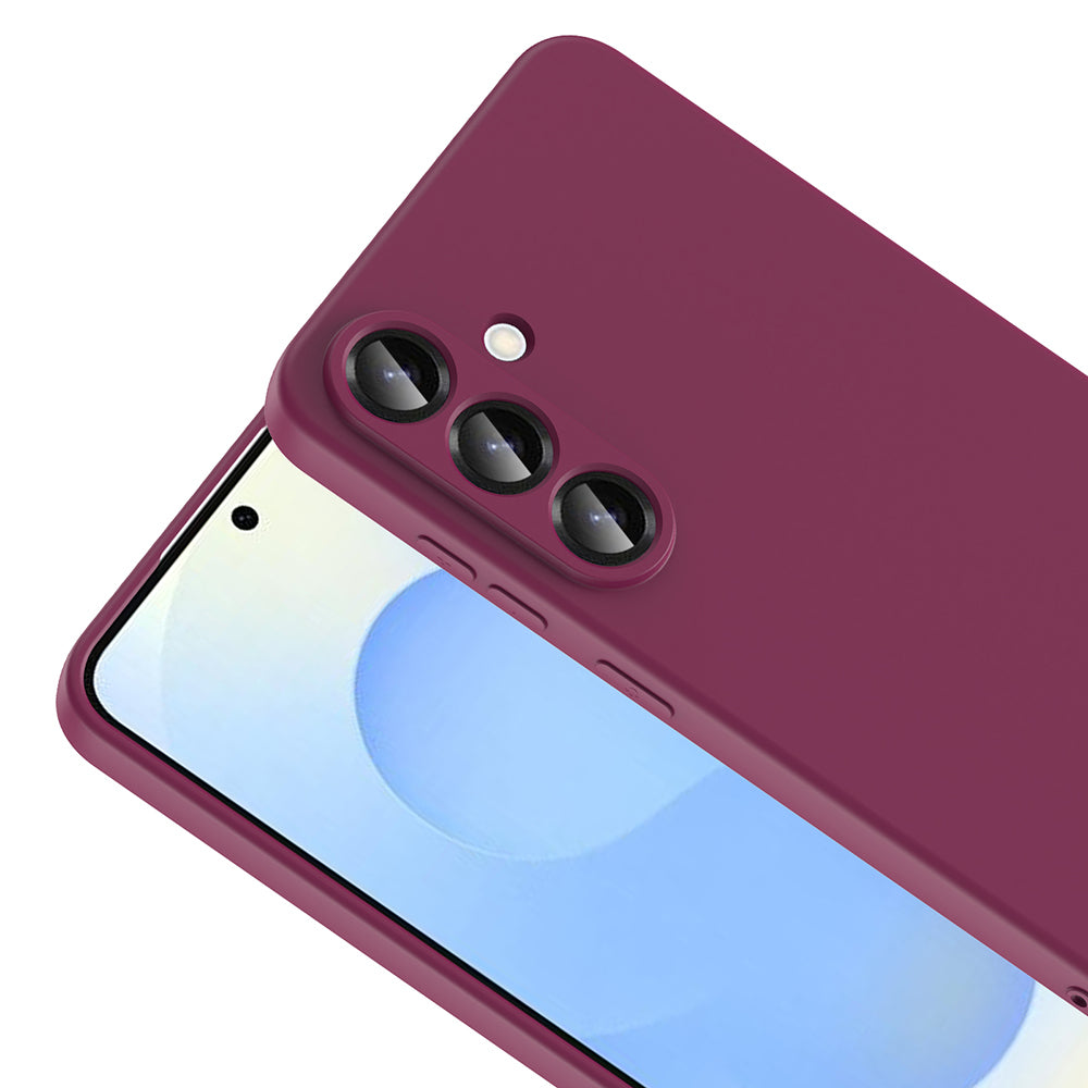 Galaxy S25 FE Kılıf Zore Mara Lansman Kapak Koyu Mor