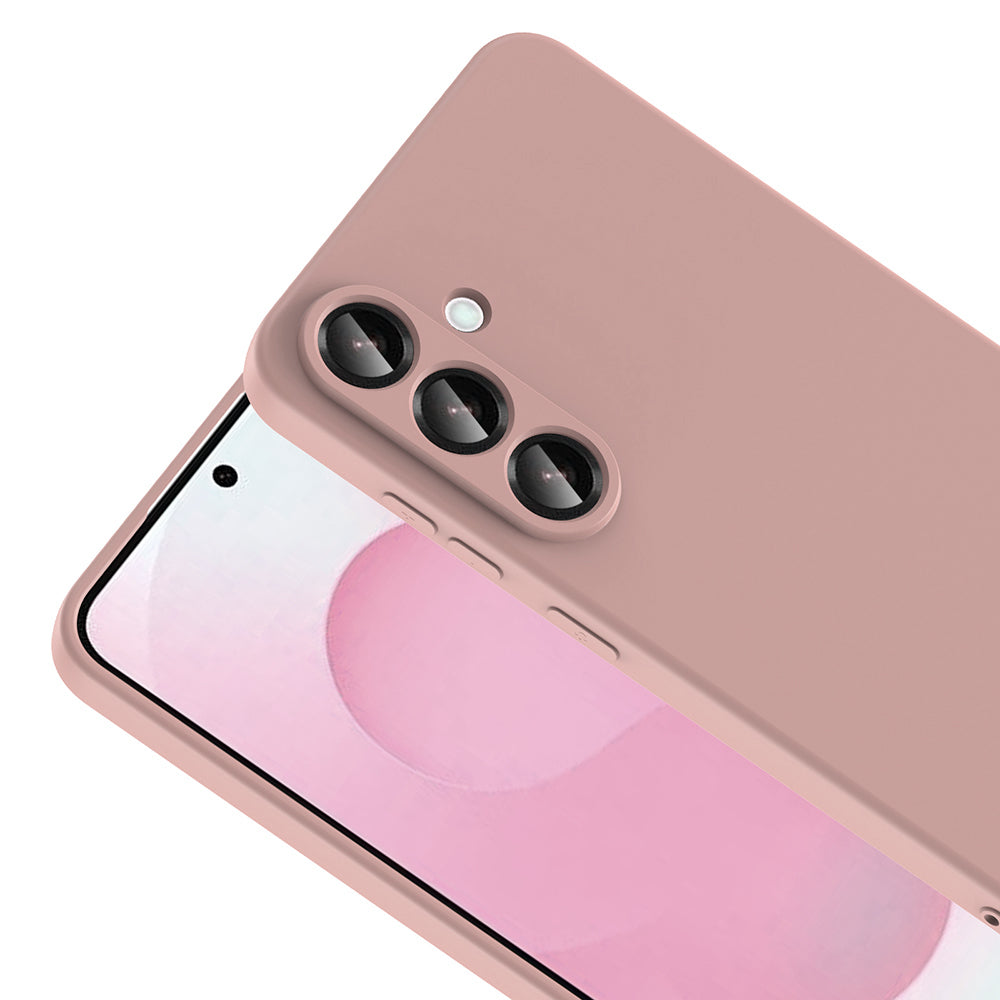 Galaxy S25 FE Kılıf Zore Mara Lansman Kapak Açık Pembe