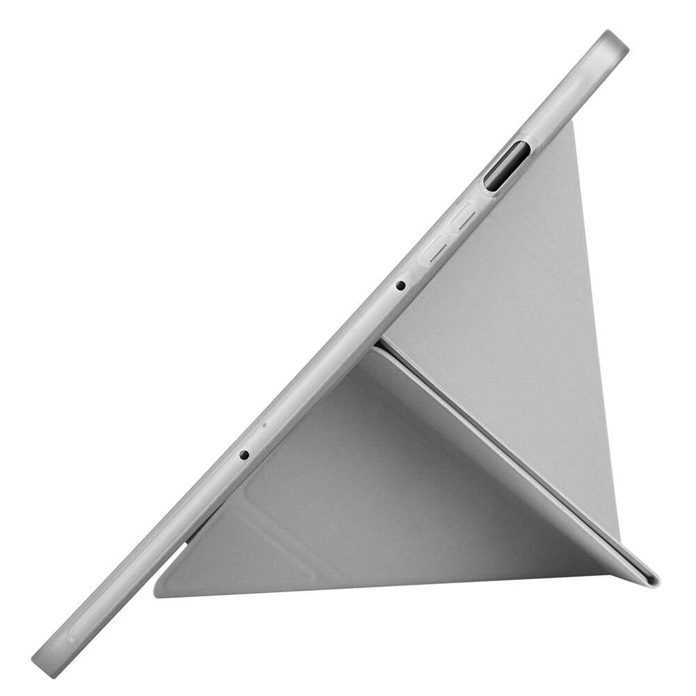 Galaxy Tab S10 FE Kılıf Zore Tri Folding Kalem Bölmeli Standlı Kılıf Rose Gold