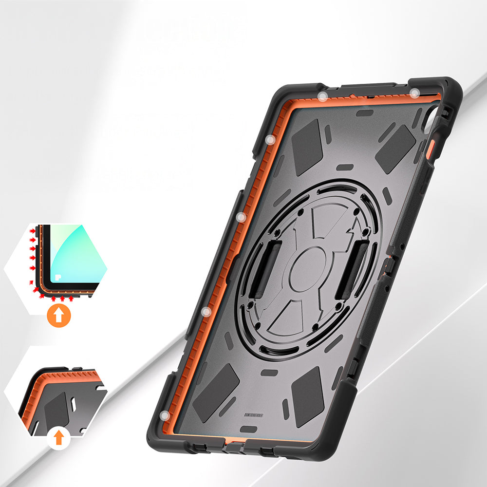 Galaxy Tab S10 FE Plus Zore Defender Tablet Silikon Siyah