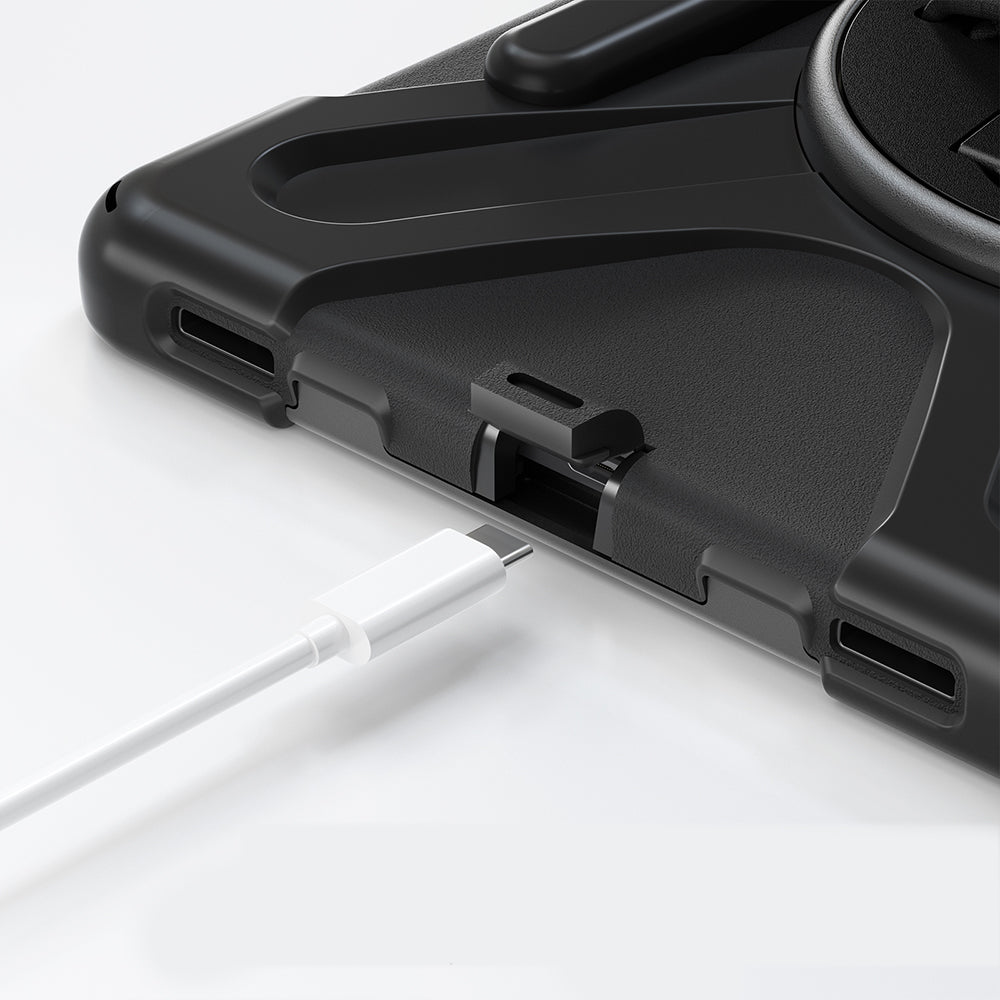 Galaxy Tab S10 FE Zore Defender Tablet Silikon Siyah