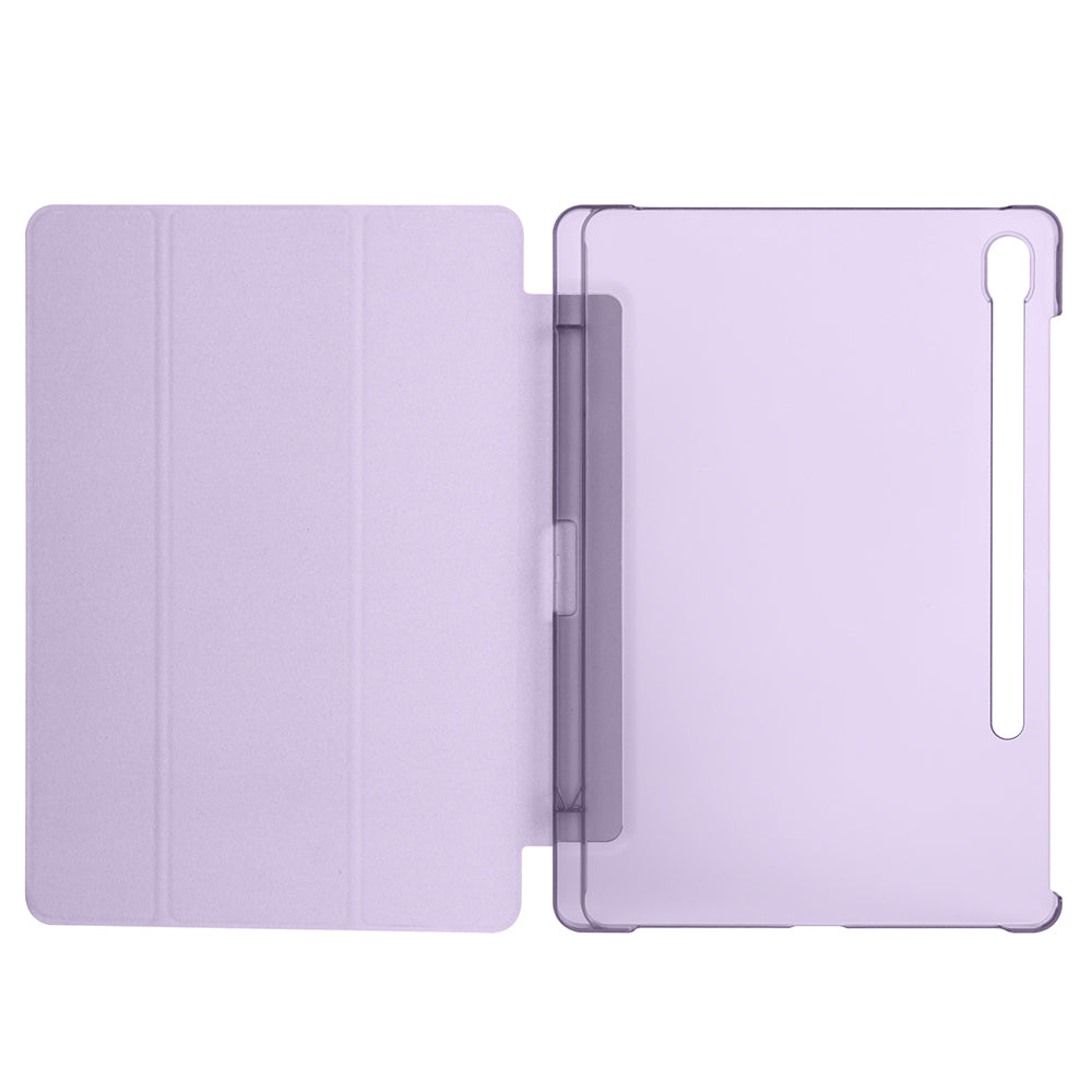 Galaxy Tab S10 FE Zore Smart Cover Kalem Bölmeli Standlı 1-1 Kılıf Petrol Mavi