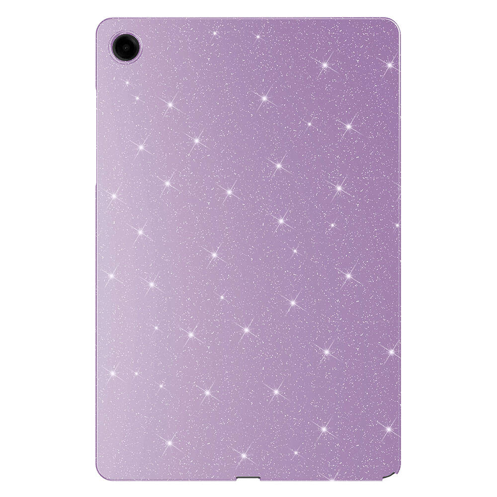 Galaxy Tab S10 Lite Simli Parlak Görünümlü Zore Tablet Koton Kılıf Gümüş