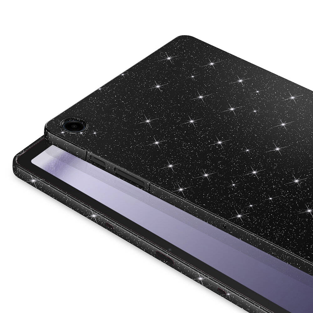 Galaxy Tab S10 Lite Simli Parlak Görünümlü Zore Tablet Koton Kılıf Derin Mor