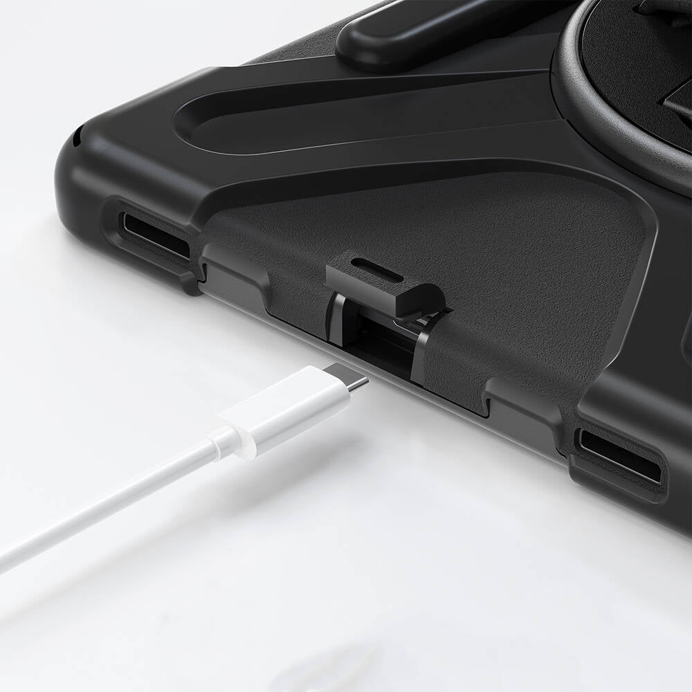 Galaxy Tab S10 Lite Zore Defender Tablet Silikon Siyah