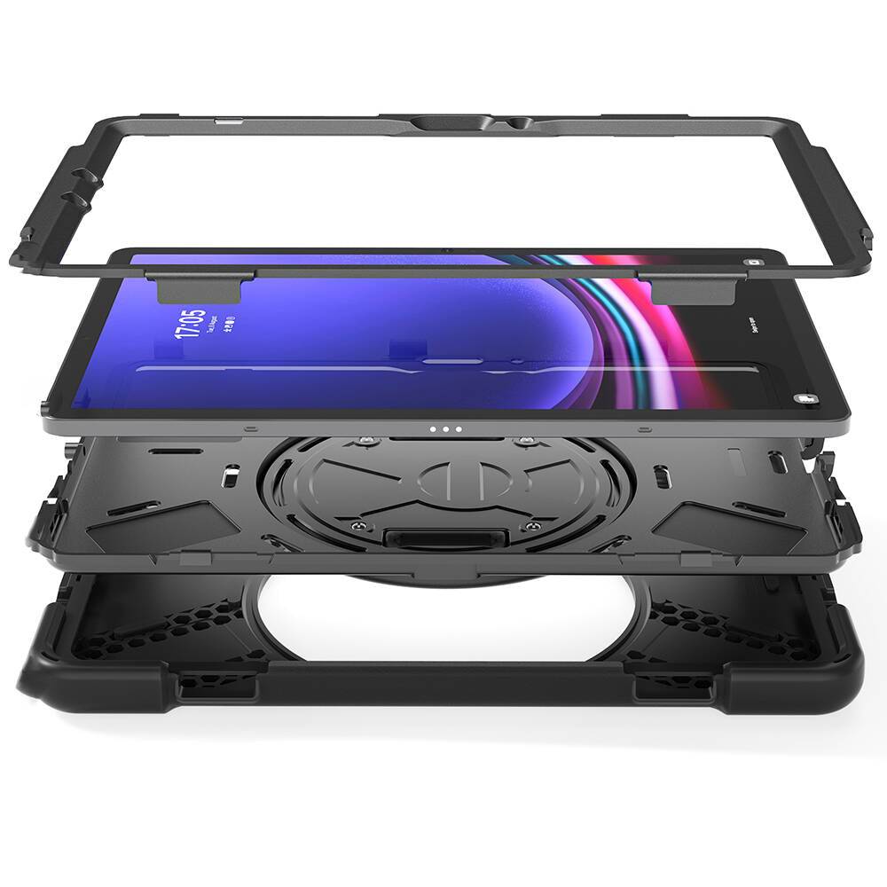 Galaxy Tab S10 Lite Zore Defender Tablet Silikon Siyah