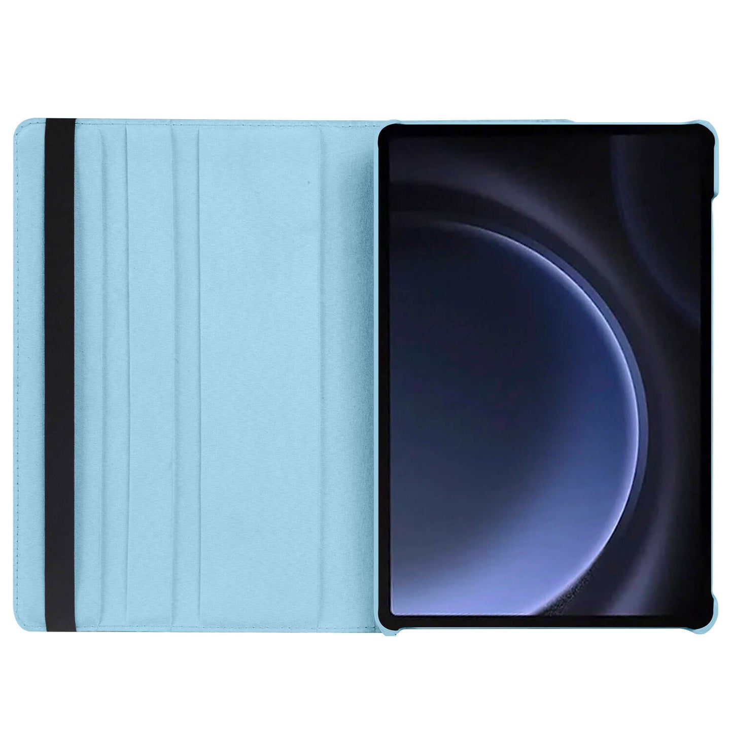 Galaxy Tab S10 Lite Zore Dönebilen Standlı Kılıf Mavi