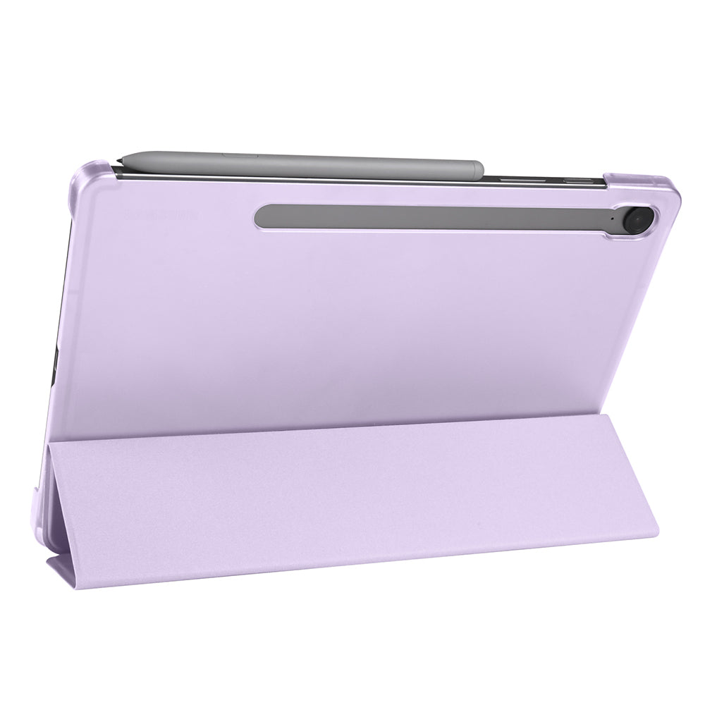 Galaxy Tab S10 Lite Zore Smart Cover Kalem Bölmeli Standlı 1-1 Kılıf Lila