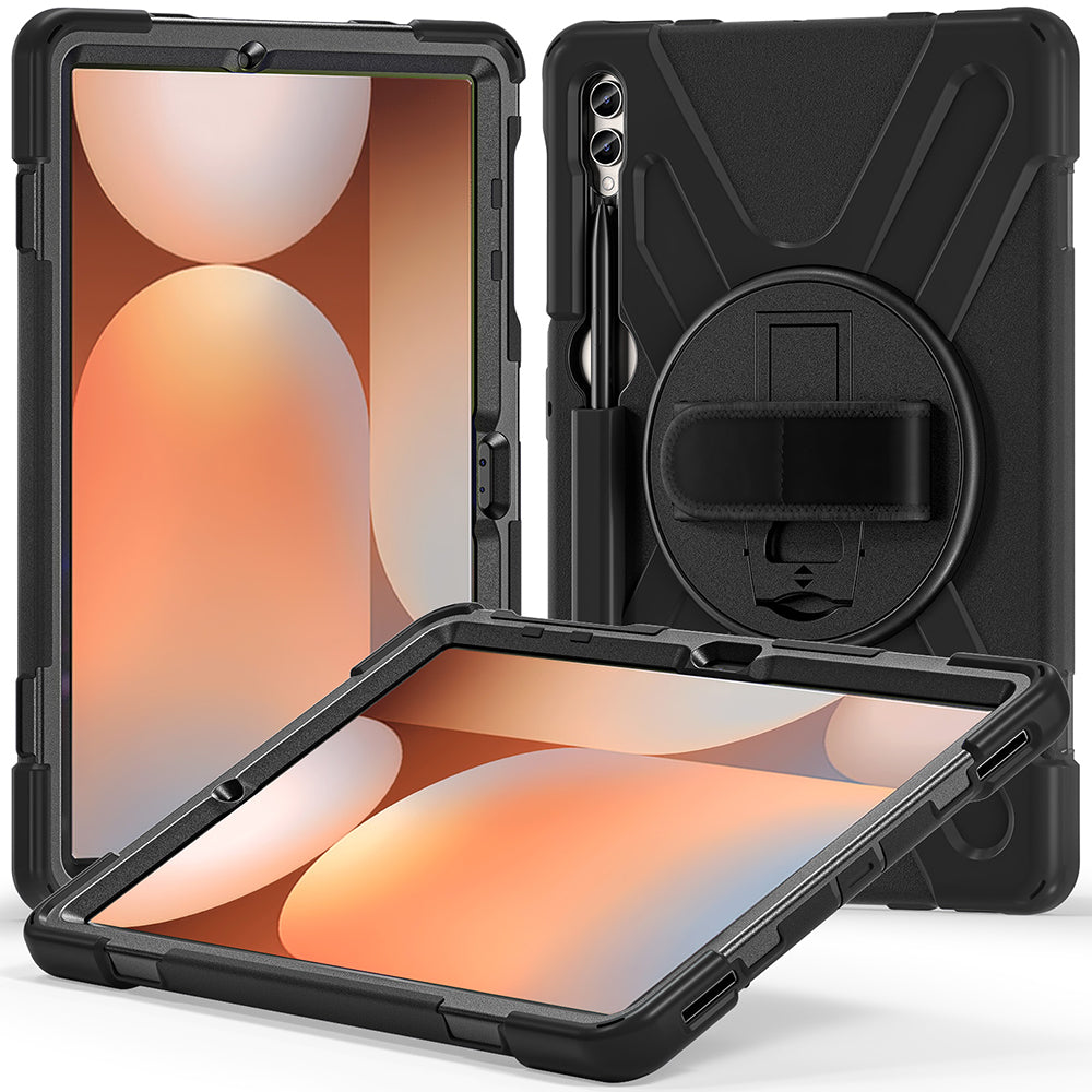 Galaxy Tab S9 Plus Zore Defender Tablet Silikon Siyah