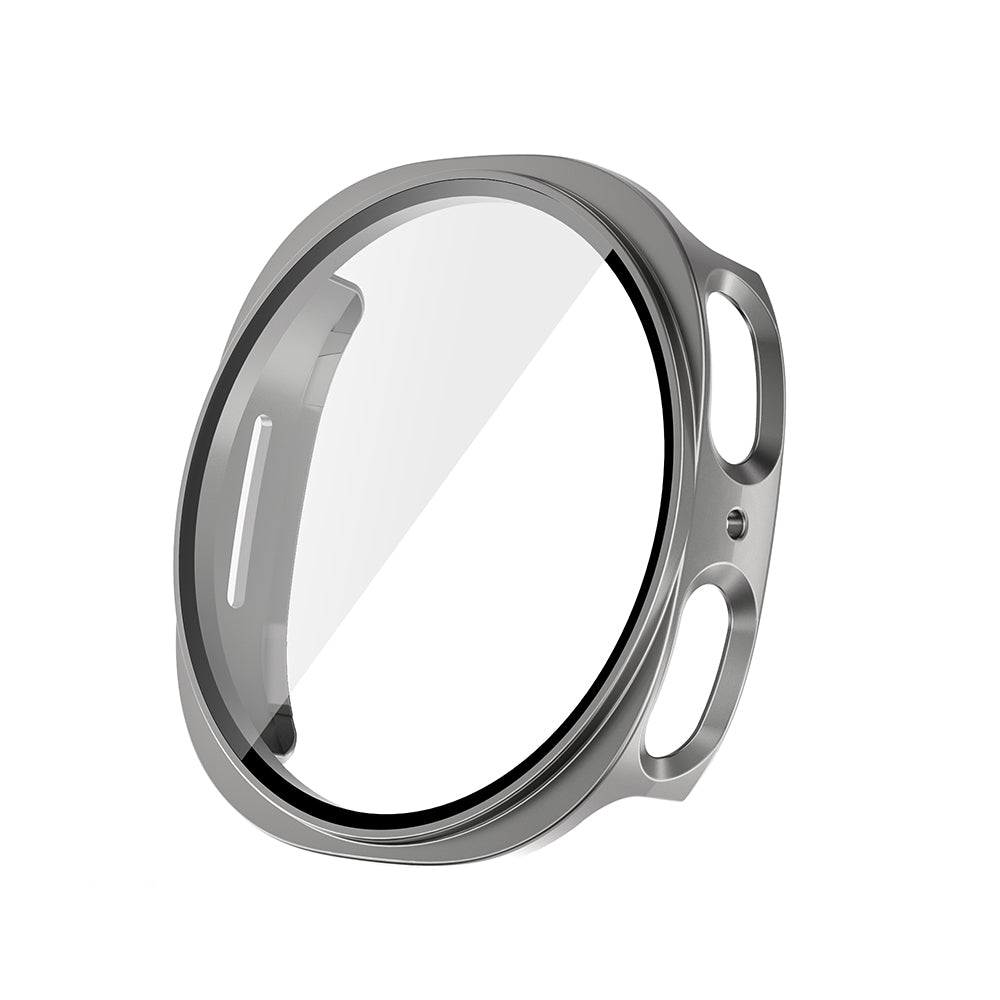 Galaxy Watch 8 40mm Sert PC Kasa ve Ekran Koruyucu Zore Watch Gard 38 Titanyum