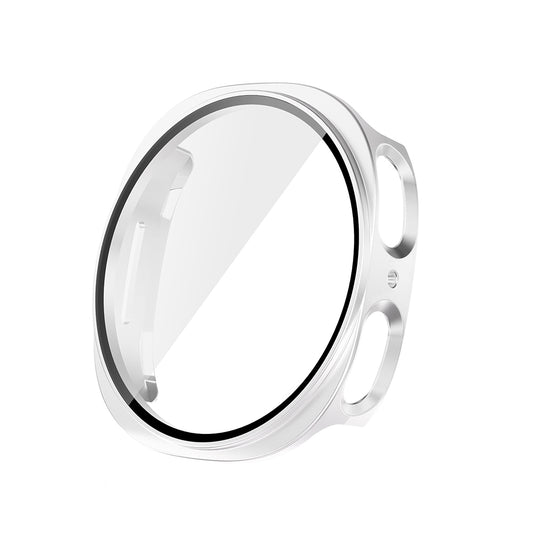 Galaxy Watch 8 44mm Sert PC Kasa ve Ekran Koruyucu Zore Watch Gard 38 Gümüş