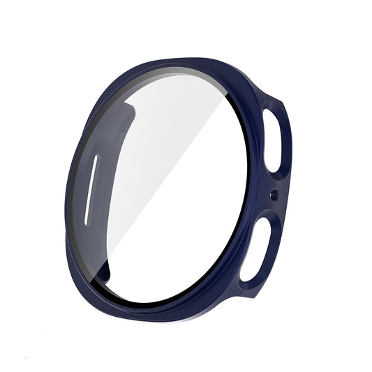 Galaxy Watch 8 44mm Sert PC Kasa ve Ekran Koruyucu Zore Watch Gard 38 Lacivert