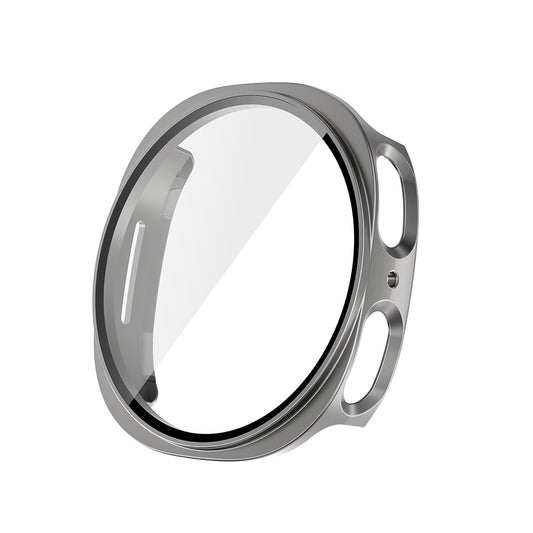 Galaxy Watch 8 44mm Sert PC Kasa ve Ekran Koruyucu Zore Watch Gard 38 Titanyum