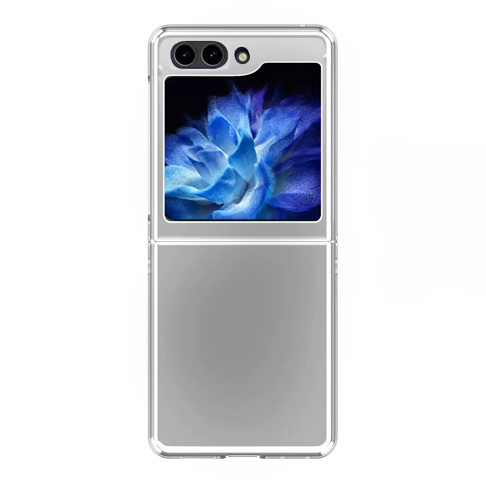 Galaxy Z Flip 6 Kılıf Kamera Korumalı M-safe Sert PC Zore Porto Kapak Şeffaf