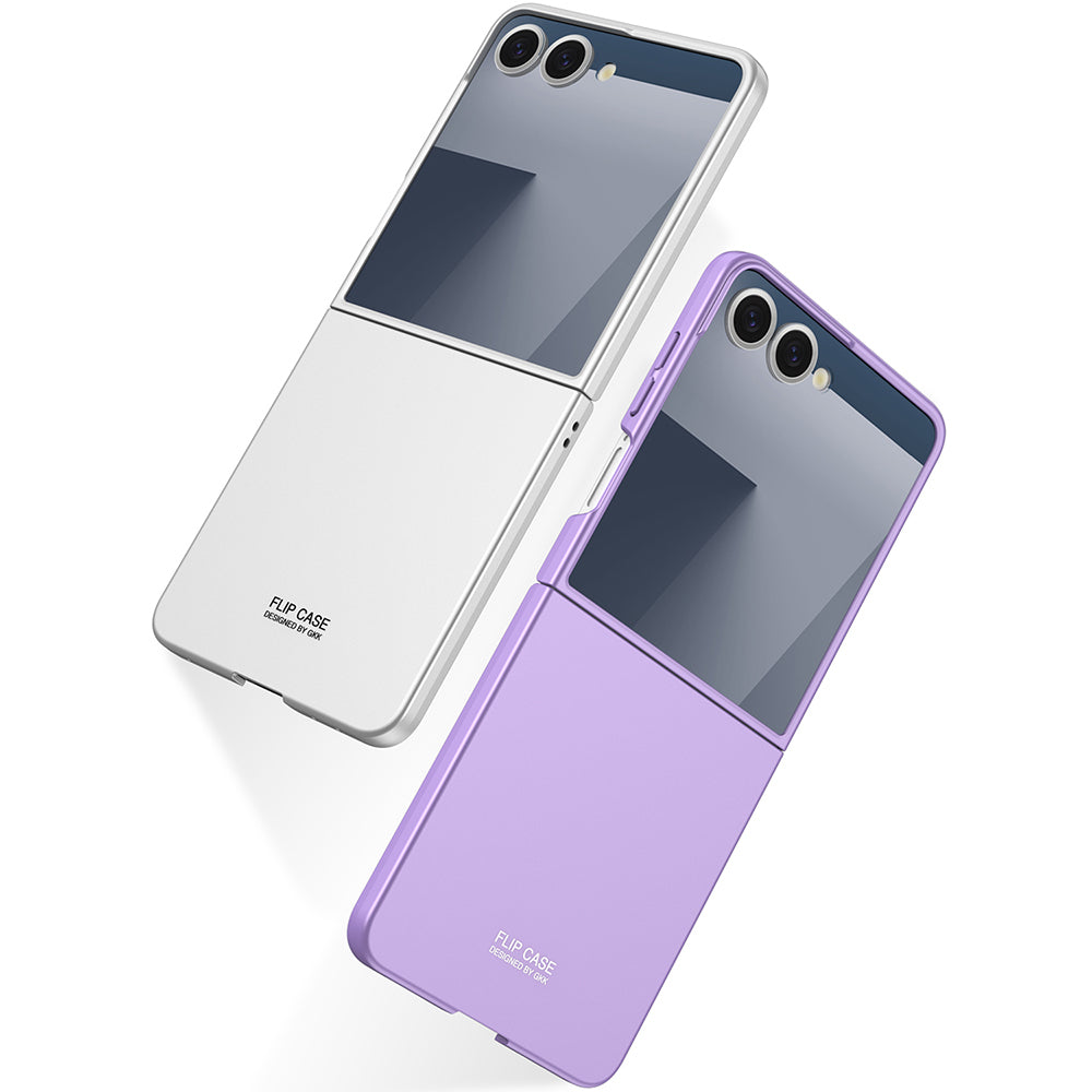 Galaxy Z Flip 7 Kılıf Zore Sert Kıpta Kapak Rose Gold