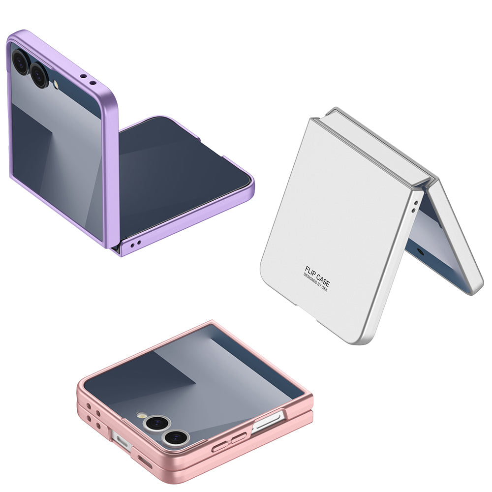 Galaxy Z Flip 7 Kılıf Zore Sert Kıpta Kapak Lacivert