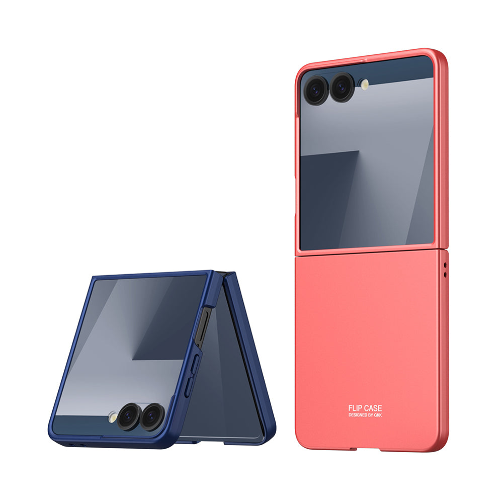 Galaxy Z Flip 7 Kılıf Zore Sert Kıpta Kapak Lacivert