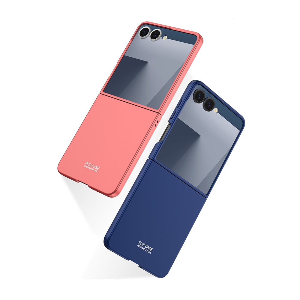 Galaxy Z Flip 7 Kılıf Zore Sert Kıpta Kapak Lacivert