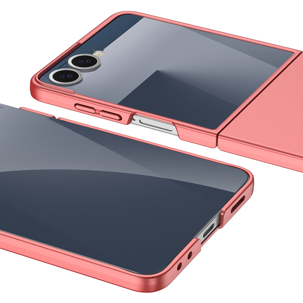 Galaxy Z Flip 7 Kılıf Zore Sert Kıpta Kapak Lacivert