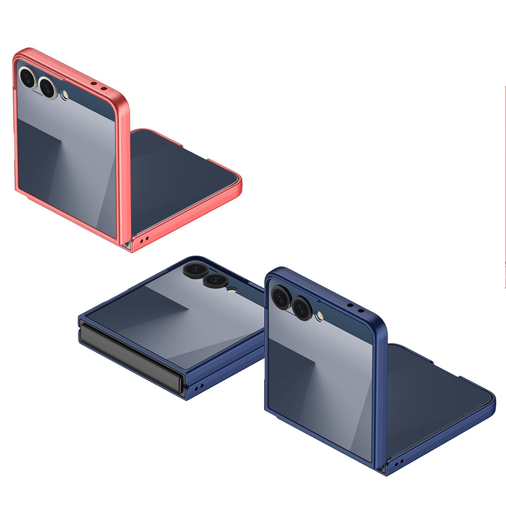 Galaxy Z Flip 7 Kılıf Zore Sert Kıpta Kapak Rose Gold