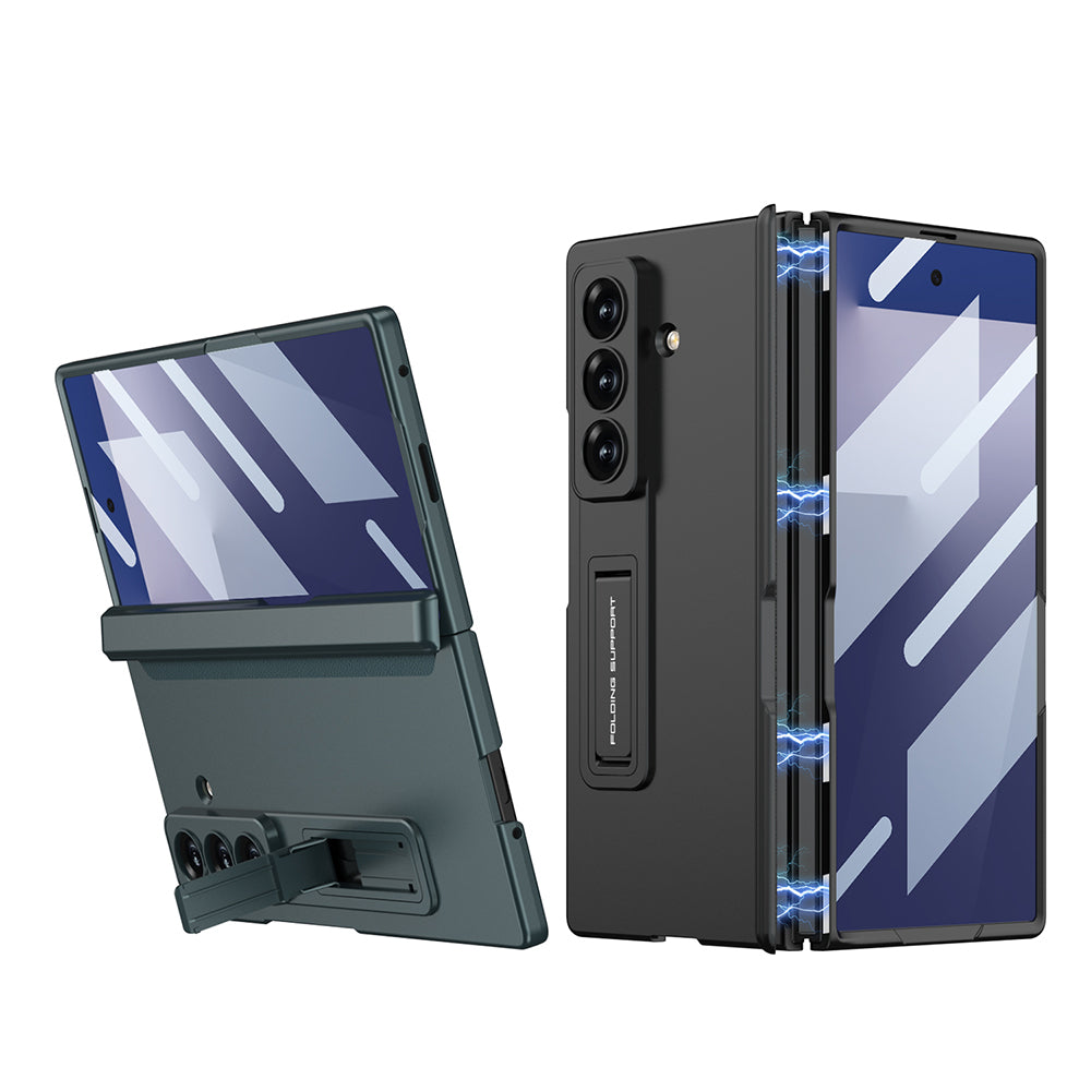 Galaxy Z Fold 7 Kılıf Zore M-Magnet Kılıf Lacivert