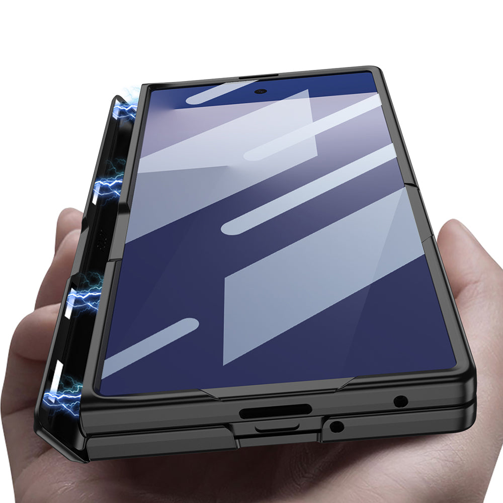 Galaxy Z Fold 7 Kılıf Zore M-Magnet Kılıf Lacivert