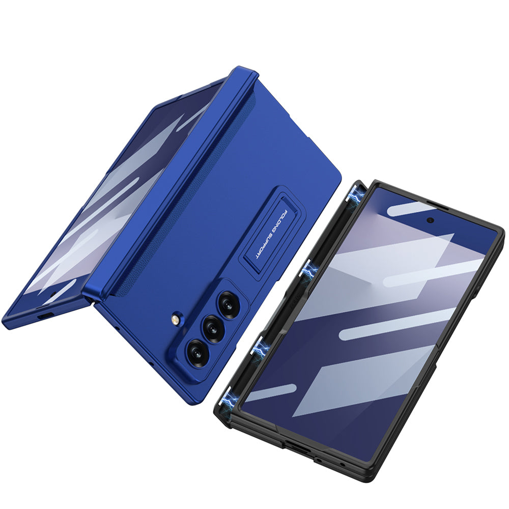 Galaxy Z Fold 7 Kılıf Zore M-Magnet Kılıf Lacivert