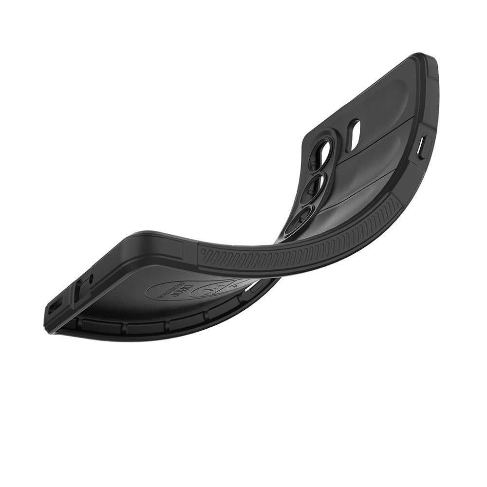 Tecno Camon 40 Pro Kılıf Esnek TPU Oyuklu Arka Yüzey Tasarımlı Zore Etnik Silikon Kapak Koyu Yeşil