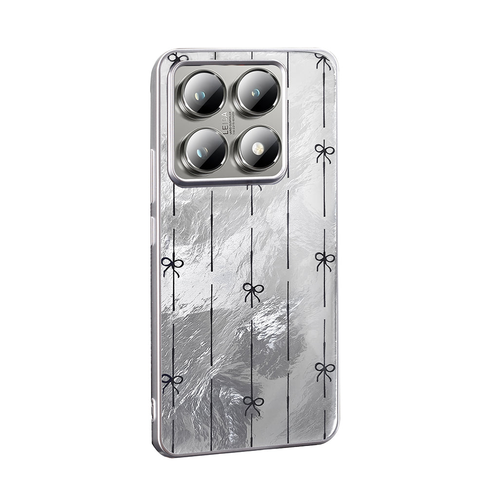 Xiaomi 14T Kılıf Desenli Zore Mep Kapak Gold Leopar