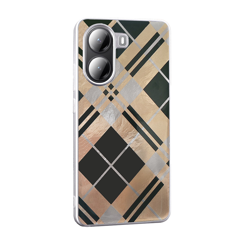 Xiaomi Poco X7 Pro Kılıf Desenli Zore Mep Kapak Geometrik