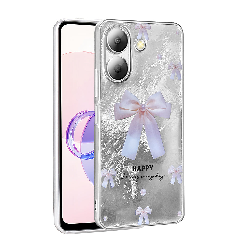 Xiaomi Redmi 13C Kılıf Desenli Zore Mep Kapak İncili Fiyonk