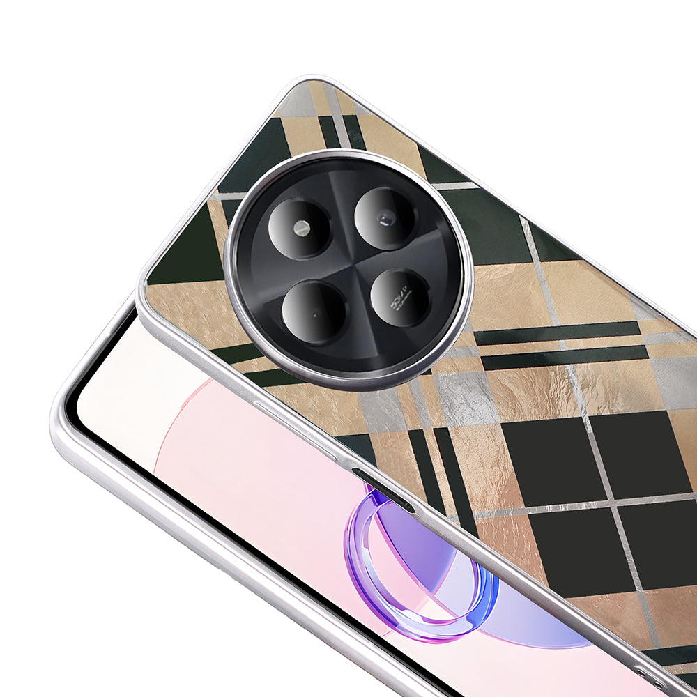 Xiaomi Redmi 14C 4G Kılıf Desenli Zore Mep Kapak Gold Leopar