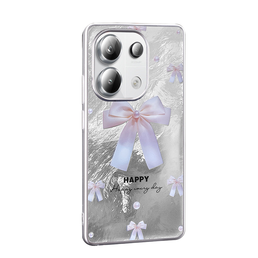 Xiaomi Redmi Note 13 Pro 4G Kılıf Desenli Zore Mep Kapak Gri Leopar