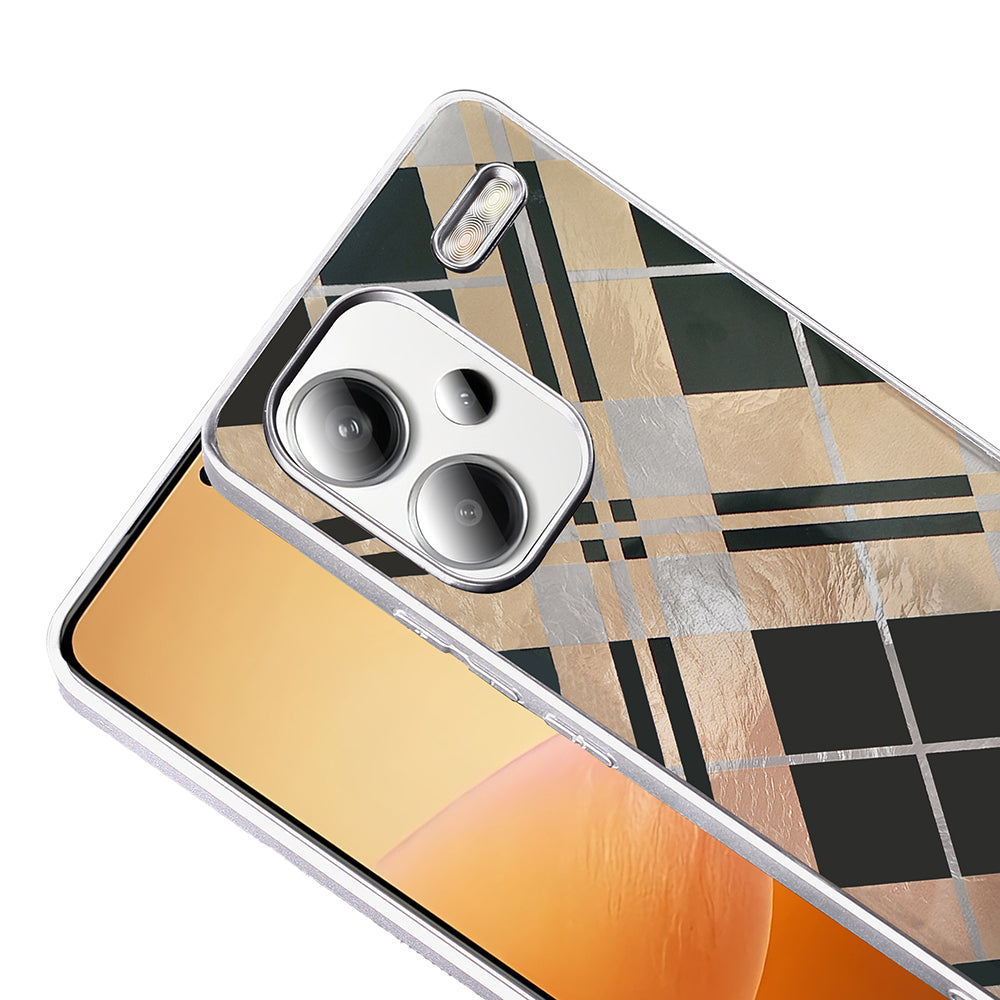 Xiaomi Redmi Note 13 Pro Plus 5G Kılıf Desenli Zore Mep Kapak İncili Fiyonk