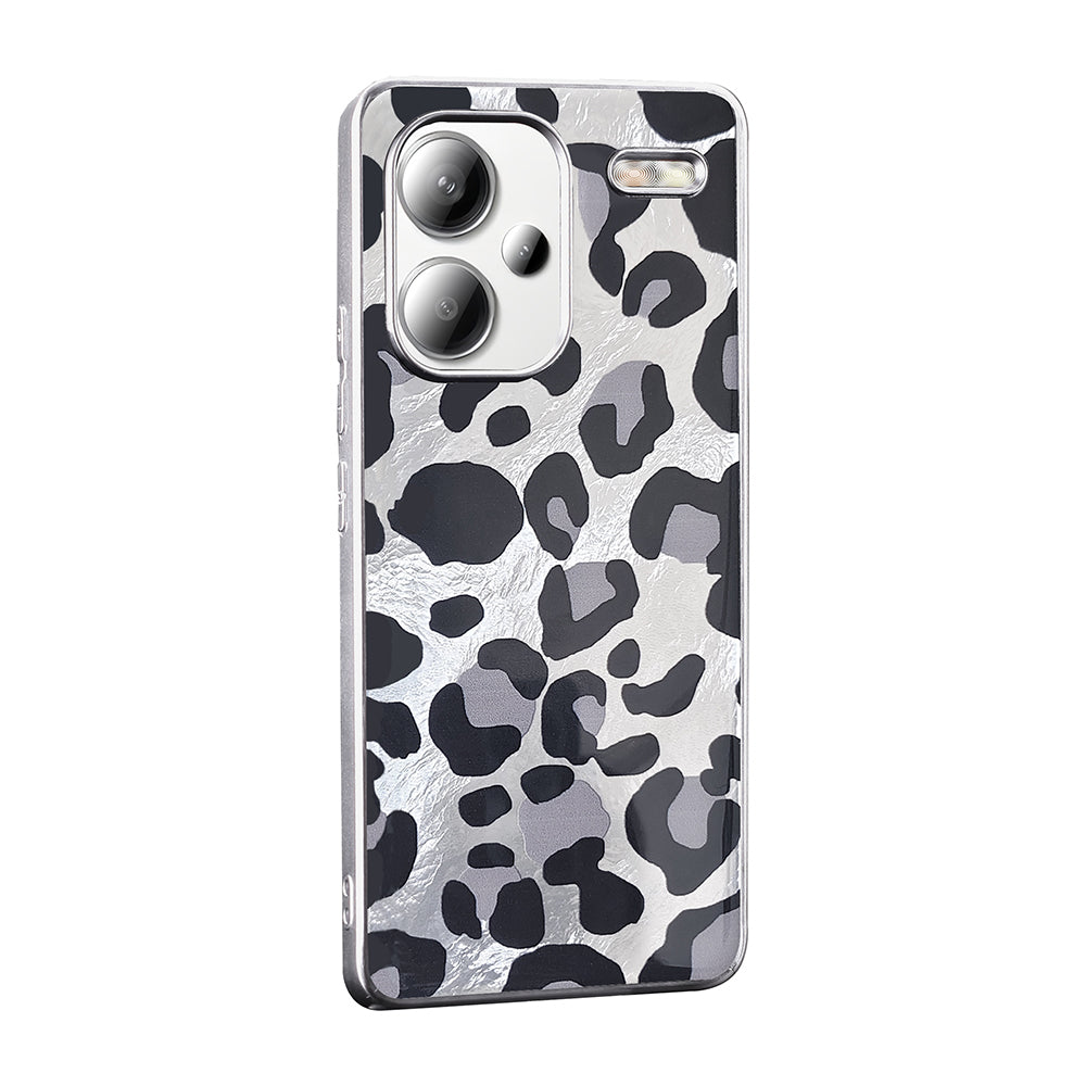 Xiaomi Redmi Note 13 Pro Plus 5G Kılıf Desenli Zore Mep Kapak Gold Leopar