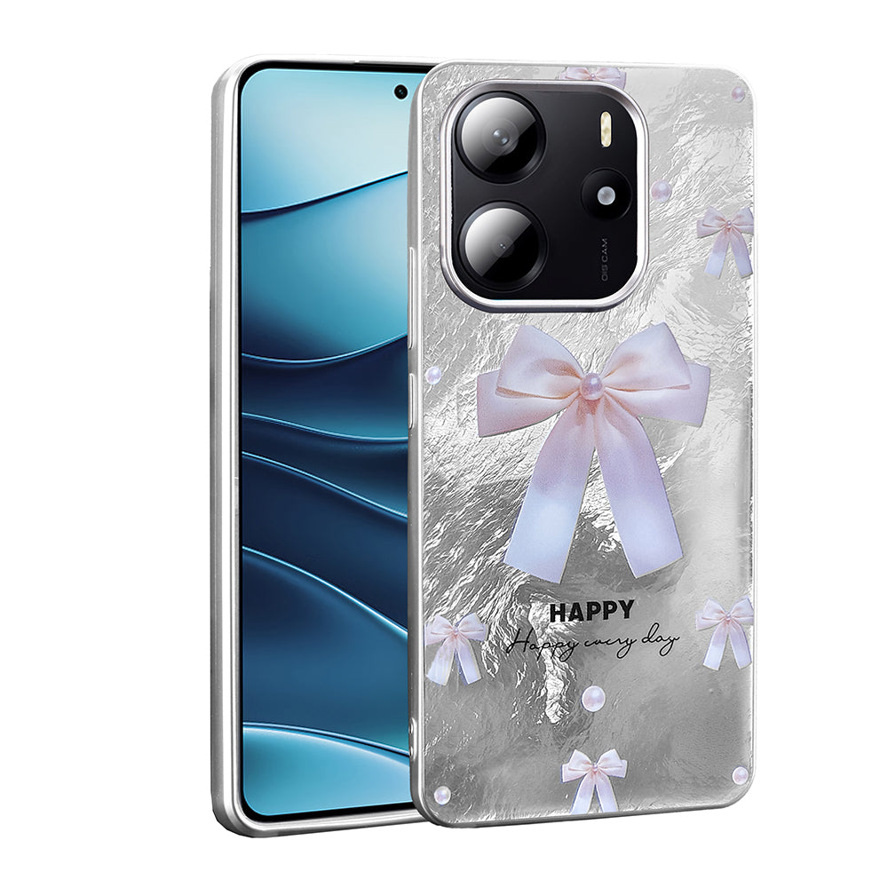 Xiaomi Redmi Note 14 4G Kılıf Desenli Zore Mep Kapak İncili Fiyonk