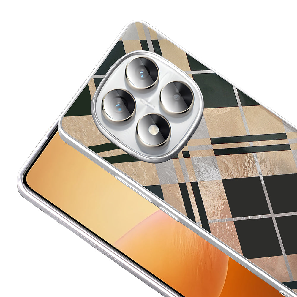 Xiaomi Redmi Note 14 Pro 5G Kılıf Desenli Zore Mep Kapak Gri Leopar