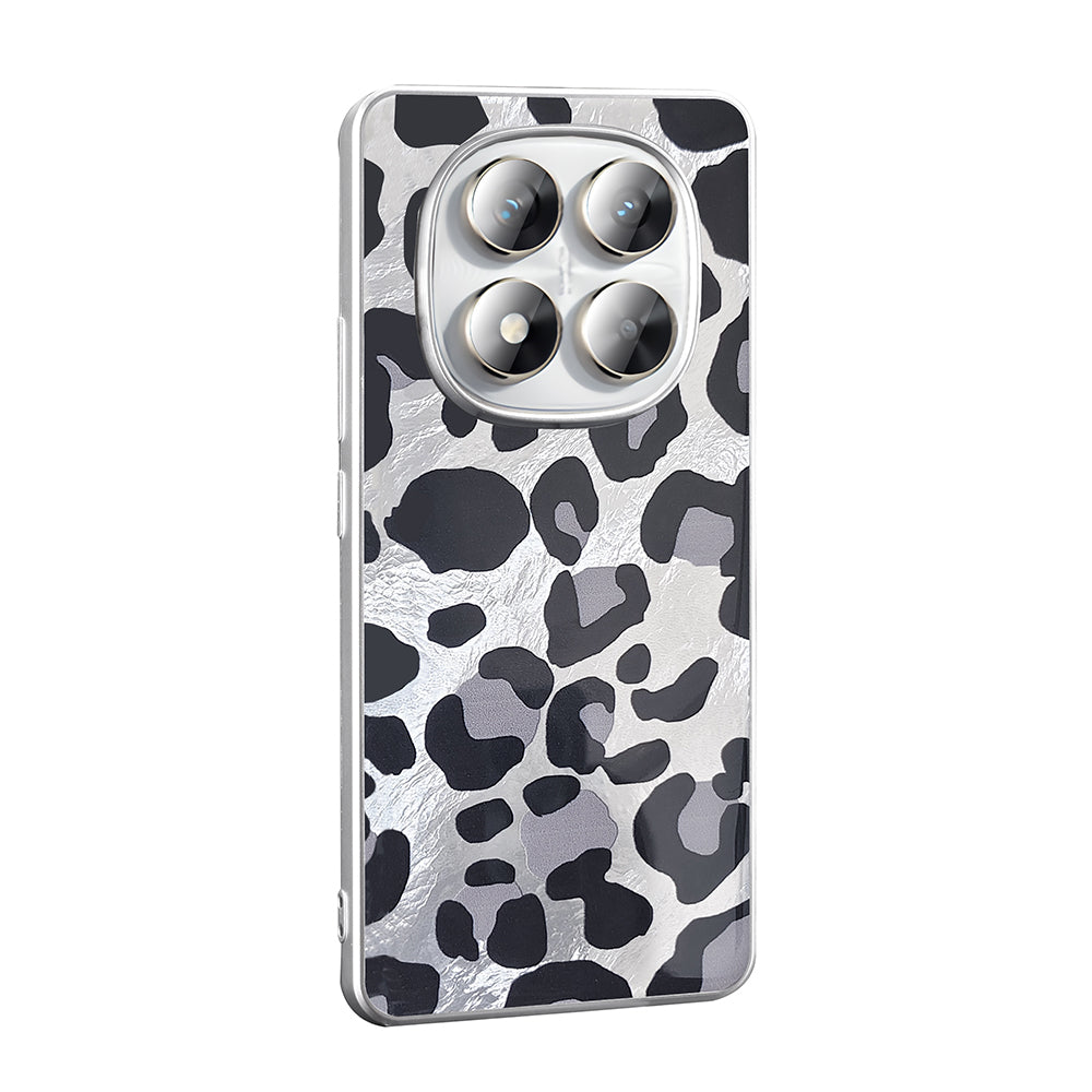 Xiaomi Redmi Note 14 Pro 5G Kılıf Desenli Zore Mep Kapak Gri Leopar