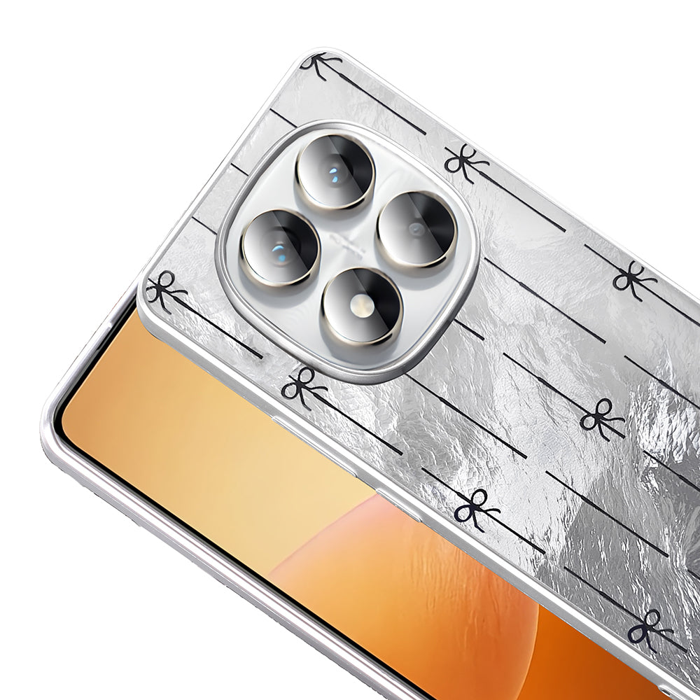 Xiaomi Redmi Note 14 Pro 5G Kılıf Desenli Zore Mep Kapak Gri Leopar