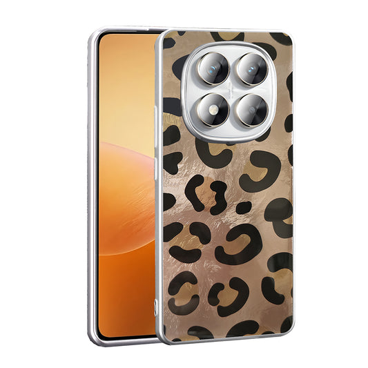 Xiaomi Redmi Note 14 Pro Plus Kılıf Desenli Zore Mep Kapak Gold Leopar