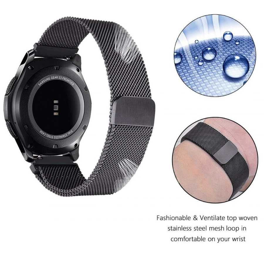 Xiaomi Redmi Watch 5 Active Zore KRD-12 22mm Metal Kordon Lacivert