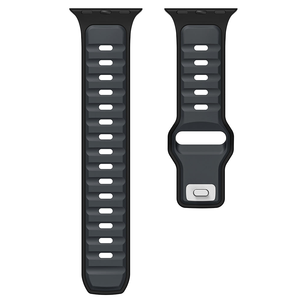 Xiaomi Redmi Watch 5 Active Zore KRD-135 22mm Silikon Kordon Strap Kayış Gri-Turuncu