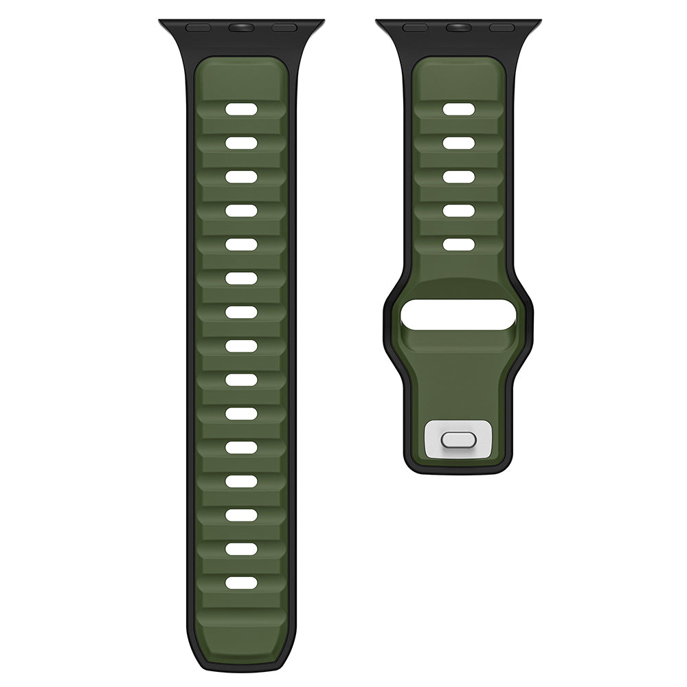 Xiaomi Redmi Watch 5 Active Zore KRD-135 22mm Silikon Kordon Strap Kayış Siyah-Turuncu