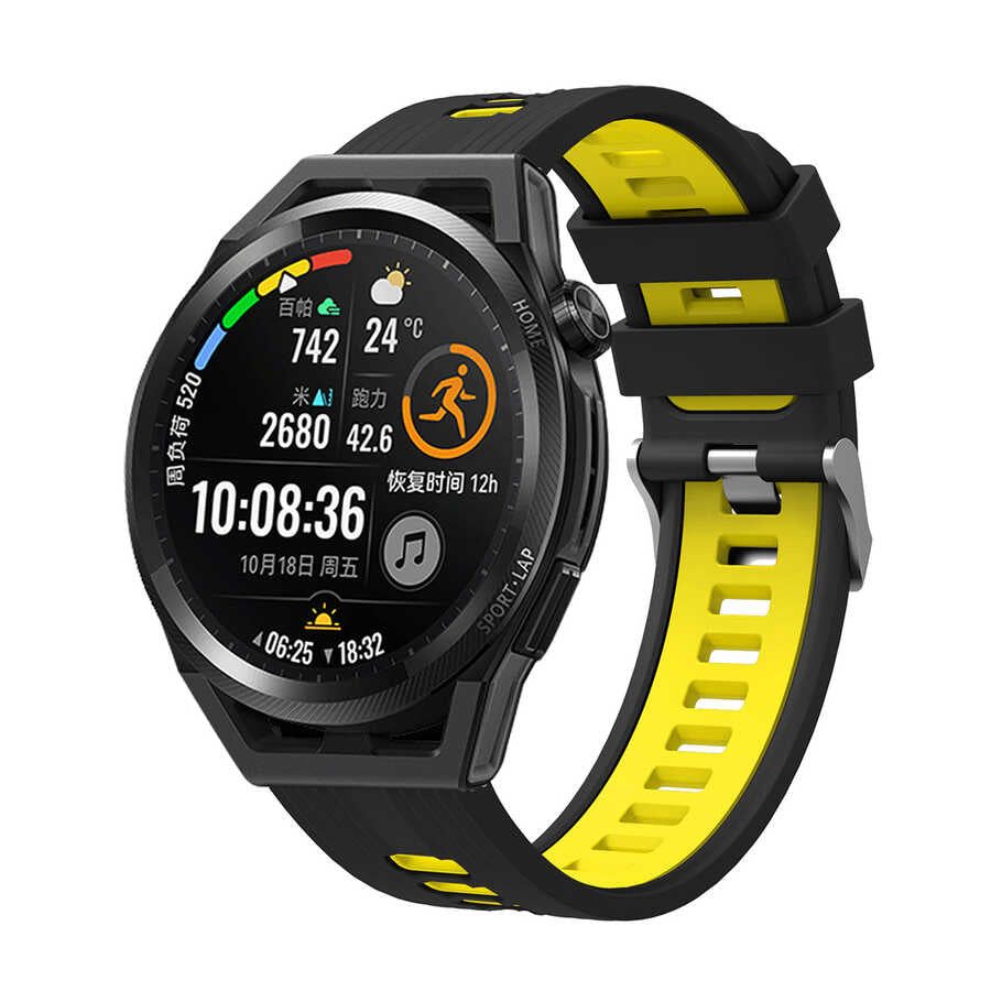 Xiaomi Redmi Watch 5 Active Zore KRD-55 Silikon Kordon Gri-Sarı