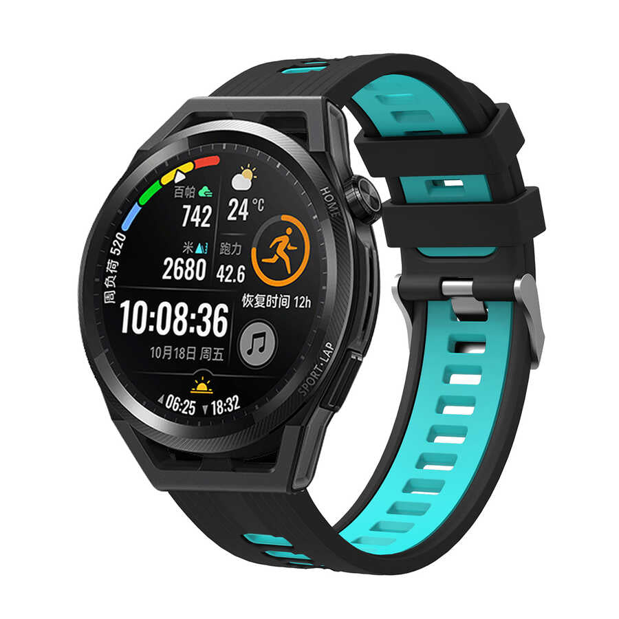 Xiaomi Redmi Watch 5 Active Zore KRD-55 Silikon Kordon Siyah-Mavi